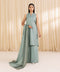 2 Piece - Printed Linen Suit